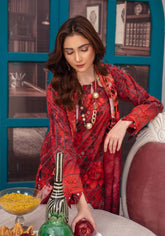 Gulaal Exclusive Printed Luxury Lawn'25 Vol-02 by Aalaya D-04